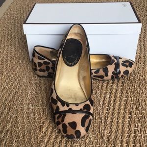 Coach Calf Hair Flats